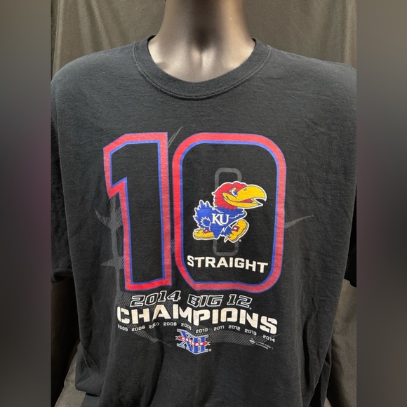Gildan Other - NCAA;Kansas Jayhawks Big 12 Champions 2014 T-Shirt size- 2XL